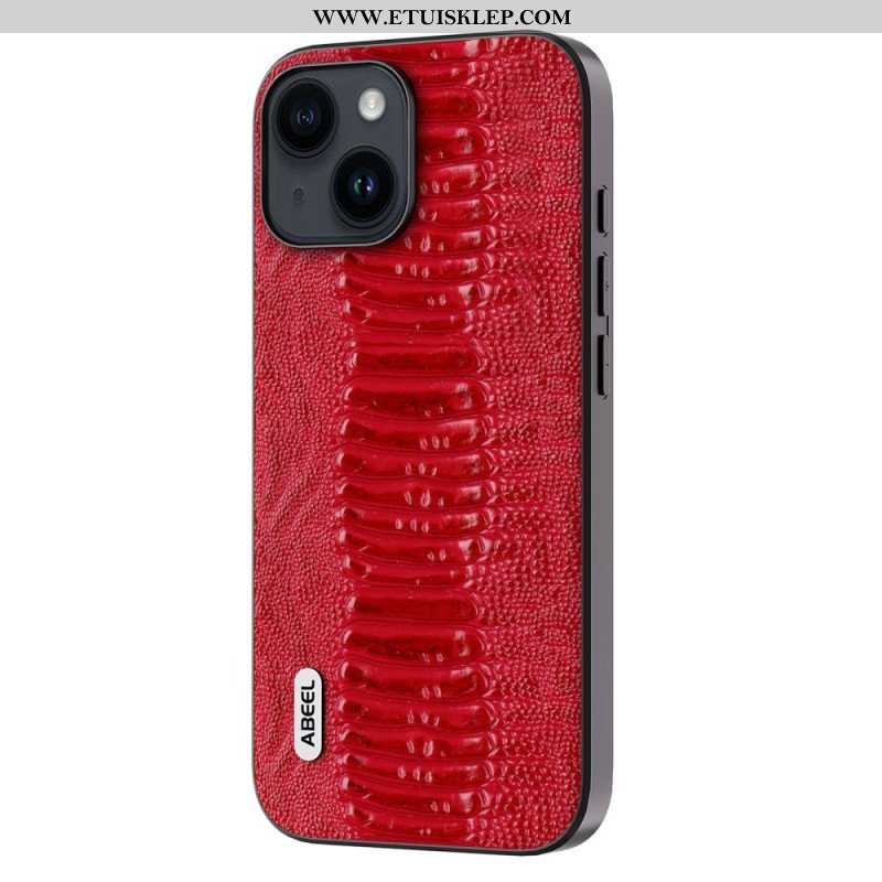 Etui do iPhone 15 Plus Prawdziwa Skóra Abeel